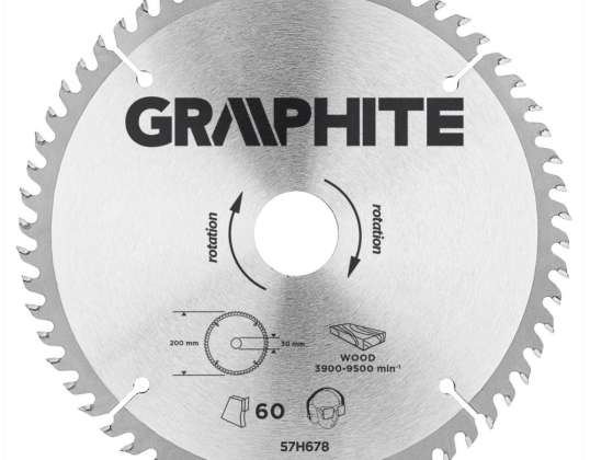 Sägeblatt. HSS. 200 x 30 mm. 60 Zähne