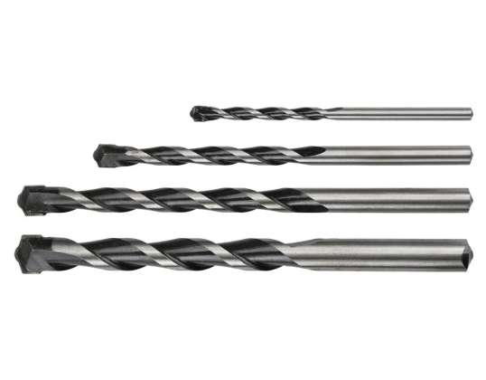 Concrete Drill Bits 4 10 mm. set of 4 pcs.. butterfly tip