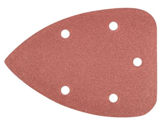 Schleifpapiere mit Klettverschluss. K150. 5 Stück.