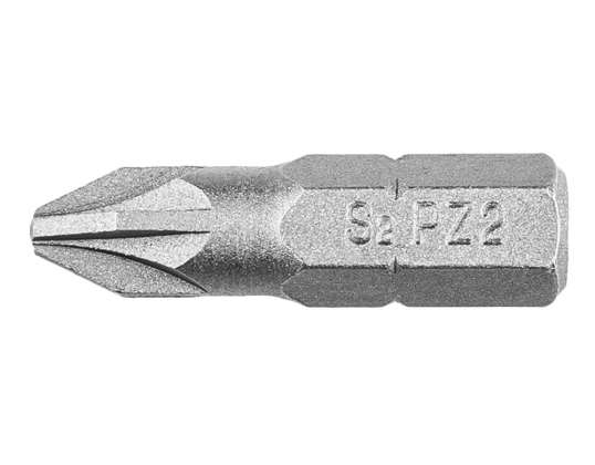 TOP 57H956 Біти для викрутки PZ2 x 25 мм. 20 шт.