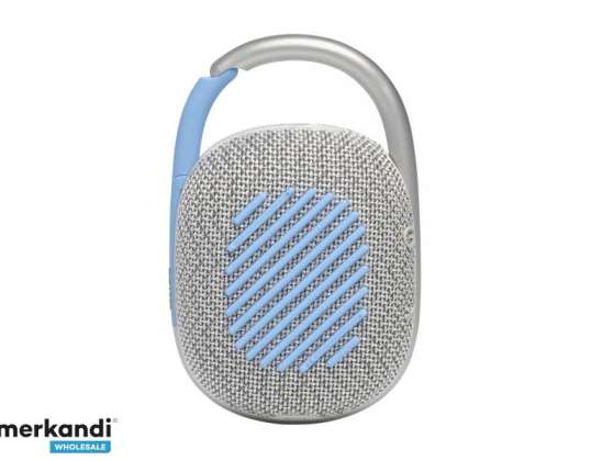 Haut-parleur portable JBL Clip 4 Eco Stereo Blanc JBLCLIP4ECOWHT