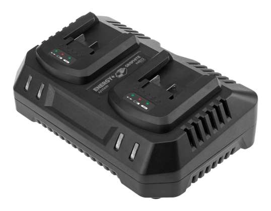 Doppio caricabatterie per batterie Energy