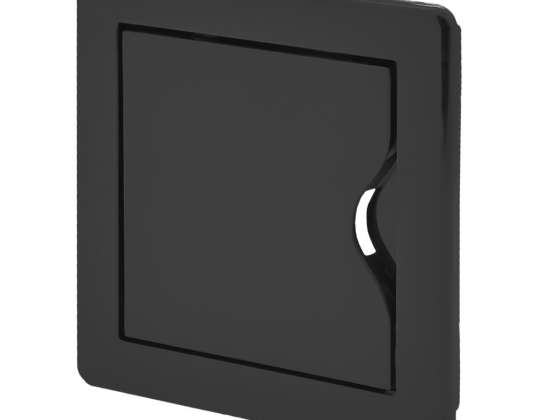 Porte di ispezione 10/10, colore nero