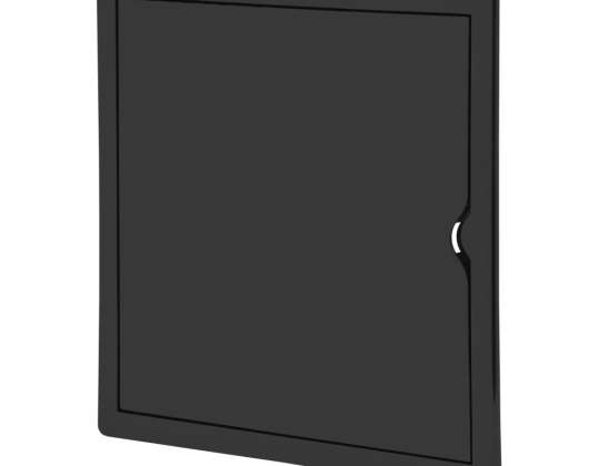 Revisionstür 25/25. schwarz