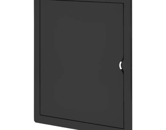 Revisionsklappen 25/30, schwarze Farbe