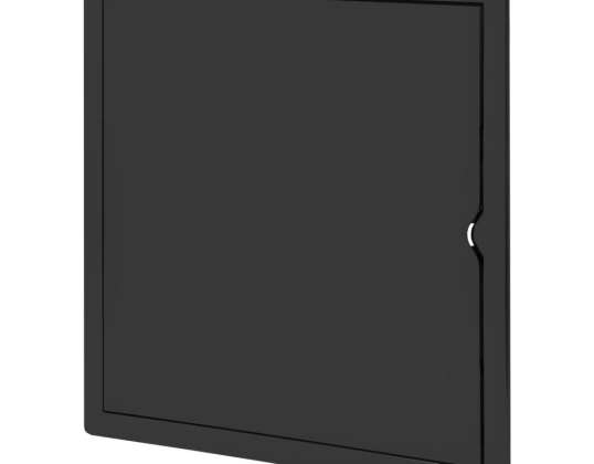 Revisionsklappen 35/35, schwarze Farbe