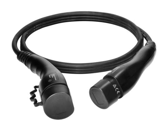 Ladekabel für Elektroautos 3f 400V 32A 22kW 5m TYP2 IP54