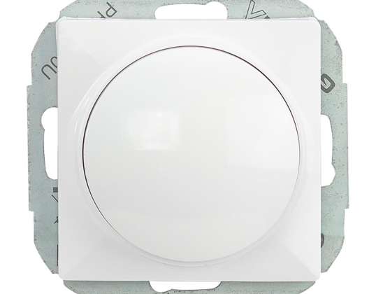 LED Drehdimmer Pearl. 230V. 50Hz. Pmin:3W. Pmax:35W. SO 1P/LED. weiß