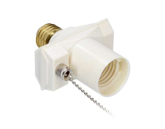 Lamp holder OPW E 27 with switch