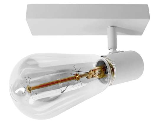 RIO SP 1. wand- en plafondlamp, E27 max. 60W, IP20, wit