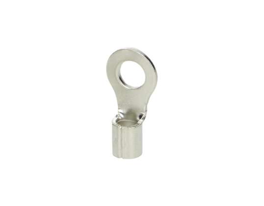 Ring terminal not insulated. maximum cross-section 6mm?. screw eyelet: M6. 100 pcs.