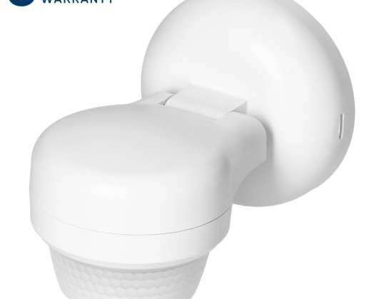 Liikumisandur 360 kraadi. IP65. 1200W. maksimaalne ulatus. 24m. valge