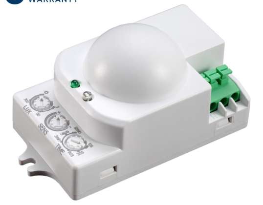Мікрохвильовий датчик руху. 360°. IP20. 1200W