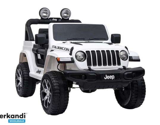 Batterie Auto Jeep Rubicon 4x4 Weiß