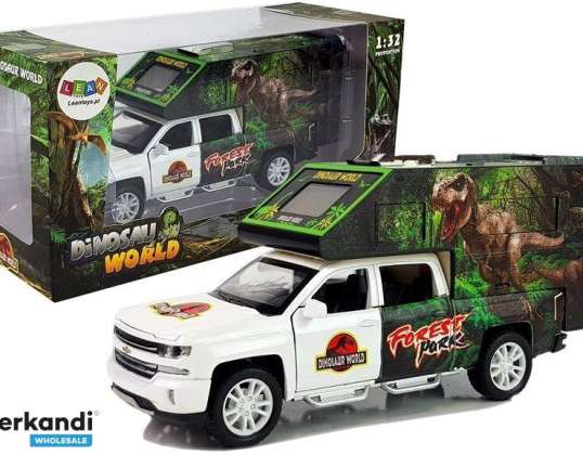 Camper con Dinosauri Bianco NEL 5968