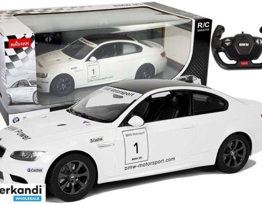 Αυτόματο R/C BMW M3 Rastar 1:14 Λευκό Τηλεχειριστήριο