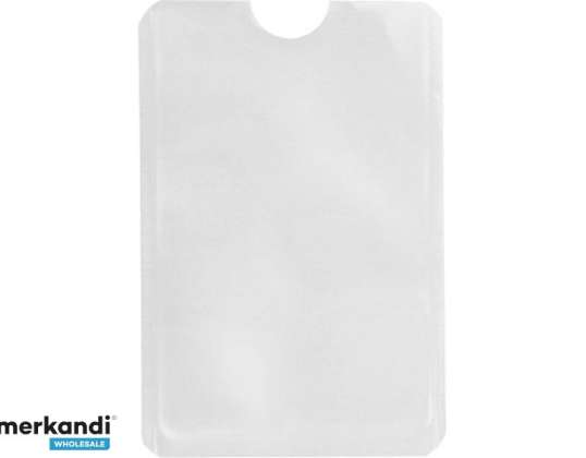 Tarjetero de crédito RFID fabricado en aluminio blanco