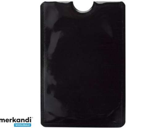 Soporte para tarjeta de crédito RFID para teléfonos inteligentes con accesorio adhesivo negro