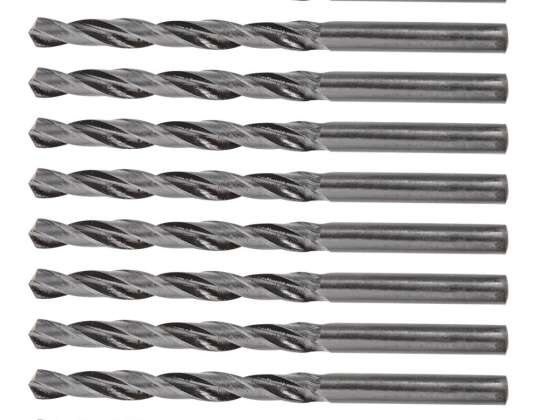 HSS Metal Drills. 3.0 mm. 10 pcs.