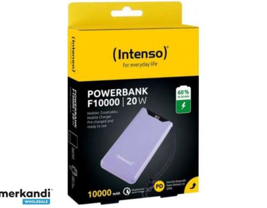 Intenso Powerbank F10000 10.000mAh 20W Încărcare rapidă 3.0 violet 7332033