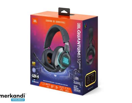 JBL Quantum 810 Gaming Headset Svart JBLQ810WLBLK