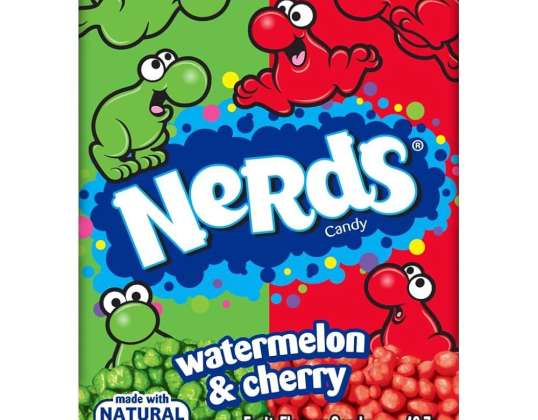 NERDS Retail Box WILD CHERRY &amp;amp; WATERMELON 46,7g