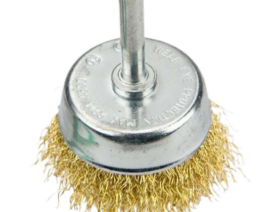 Wire Brush End Brush with Shank 50 mm