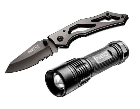 Set 2 items 99 101 Flashlight 63 025 Knife