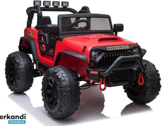 Batteridrevet bil Jeep JC666 Rød