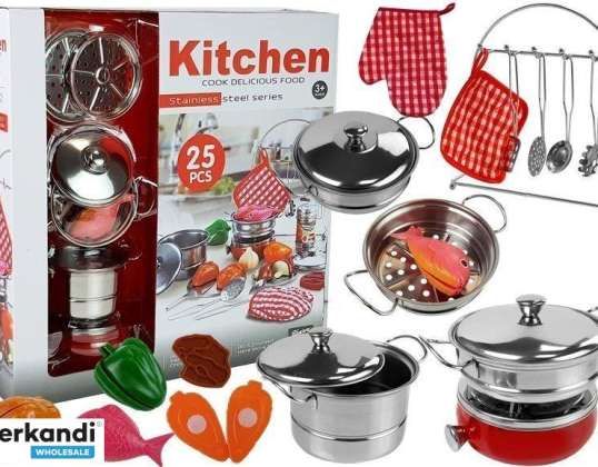 Kochgeschirr-Set Little Chef Edelstahl