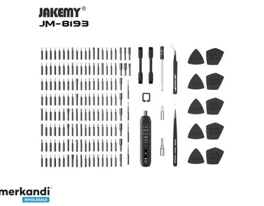 Jakemy Jeu de tournevis et d’embouts électriques 160 en 1