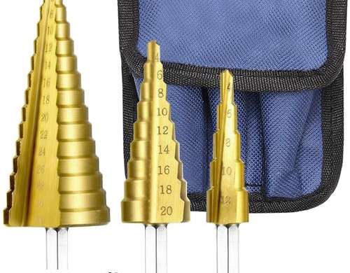 Tapered Drill Bit Set - 3pcs