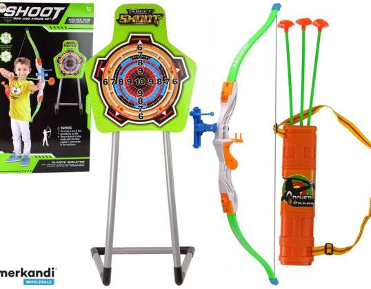 Střelecký set Bow Shield Quiver Arrows