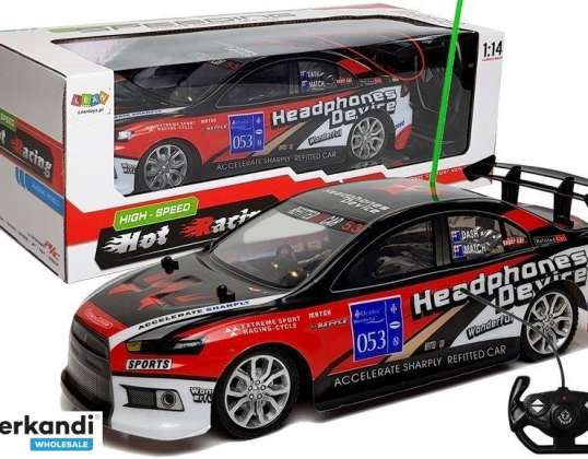 REMOTE-CONTROLLED SPORTS CAR R/C 27Mhz Red