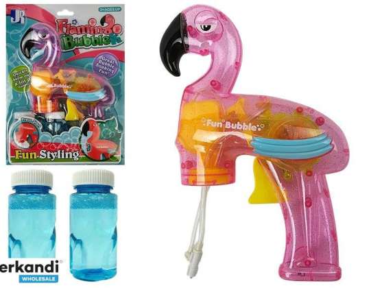 Rosa flamingo såpe boblepistol