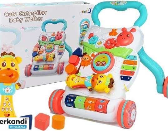 Empujador educativo para bebés con micrófono interactivo