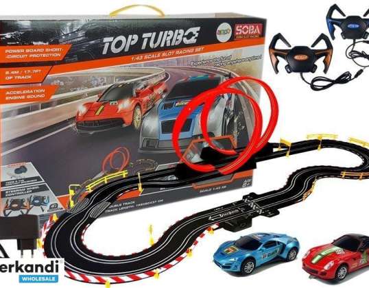 Circuito 1:43 2 Coches Top Turbo Controllers 540 cm de largo