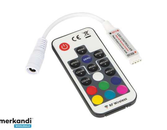 70 701# RGB Mini Geleide Strookbestuurder met RF-Afstandsbediening 72W