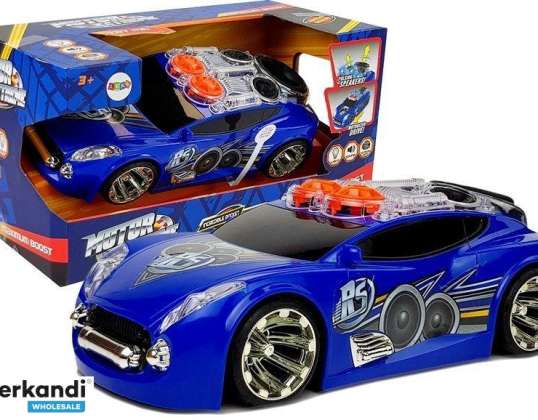 Sportowe Auto DJ z Głośnikami na dachu Muzyka Światła