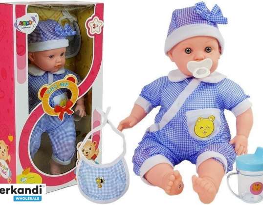 Baby Doll 45 cm Blue Clothes