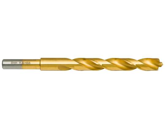 Metal drill Baildon DIN 338 RN 11.5 mm. HSS TiN S . 142 94 mm  3 flat shank