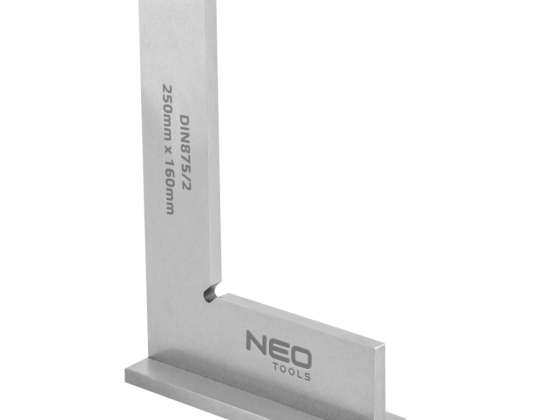 Vinkel med base. DIN875/2. 250x160mm