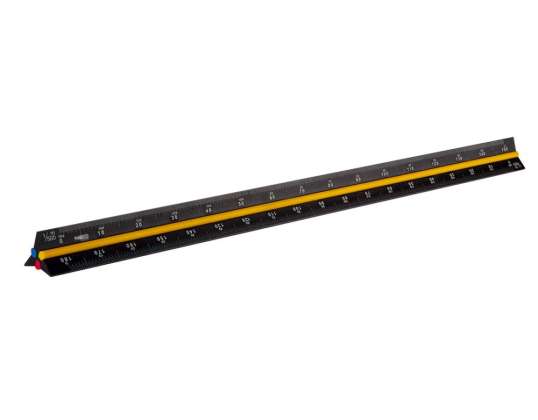 Trekant linjal. 30 cm