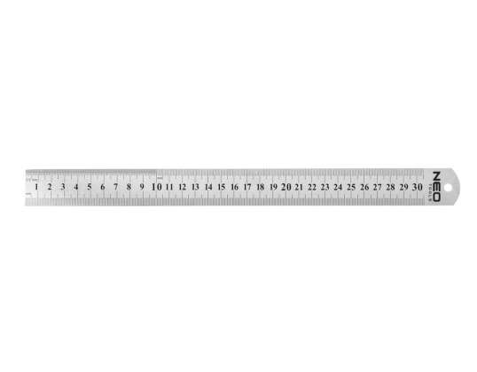 Lineaire liniaal 30 cm. RVS