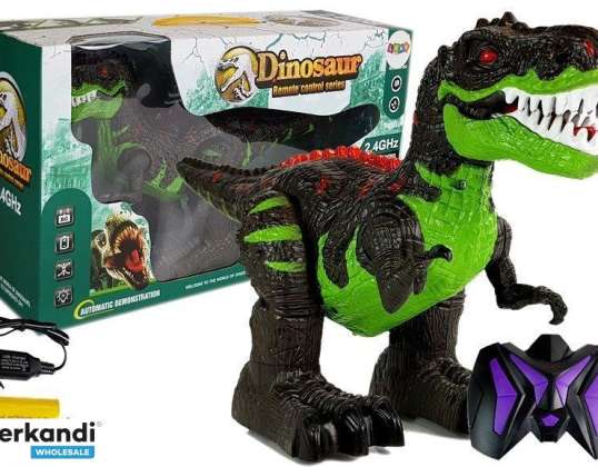 Dinozaur Tyranozaur Zdalnie Sterowany R/C Dźwięk Światła