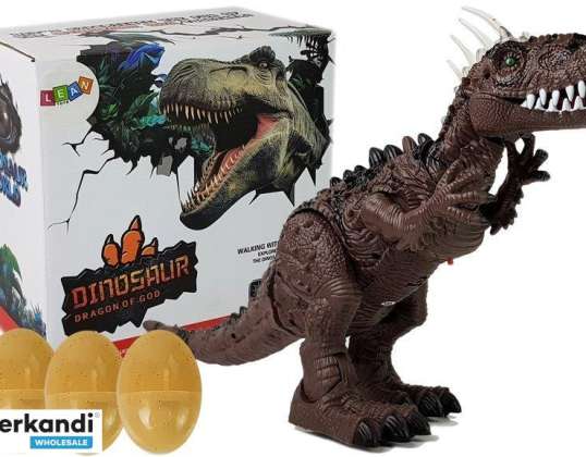 Brauner Dinosaurier batteriebetriebene Bewegungen mit Soundprojektor