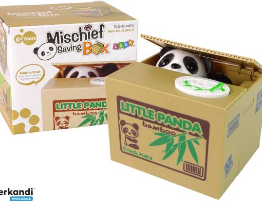 Piggy Bank Panda Learning to Save Bamboo