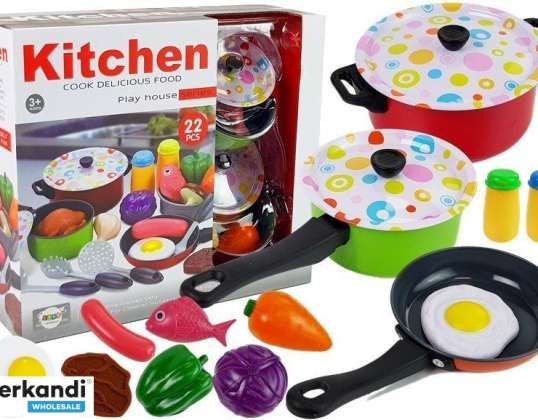 Kochgeschirr Küchenset 22-teilig