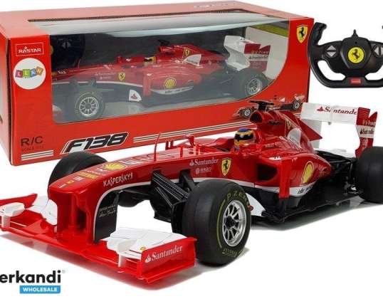 Coche de carreras Fórmula 1 Ferrari F138 rojo 1:12 2.4G