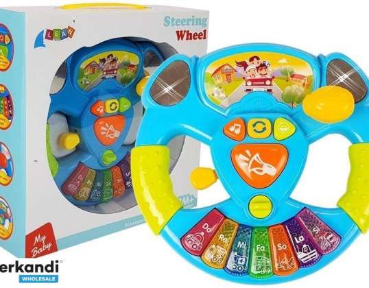 Interactief Baby Stuurwiel Piano Geluidslicht